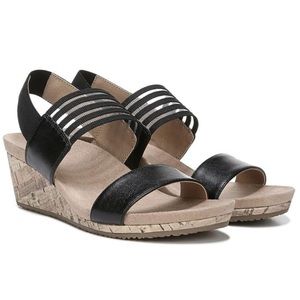 Naturalizer Madrid Wedge Sandal Cork Heel